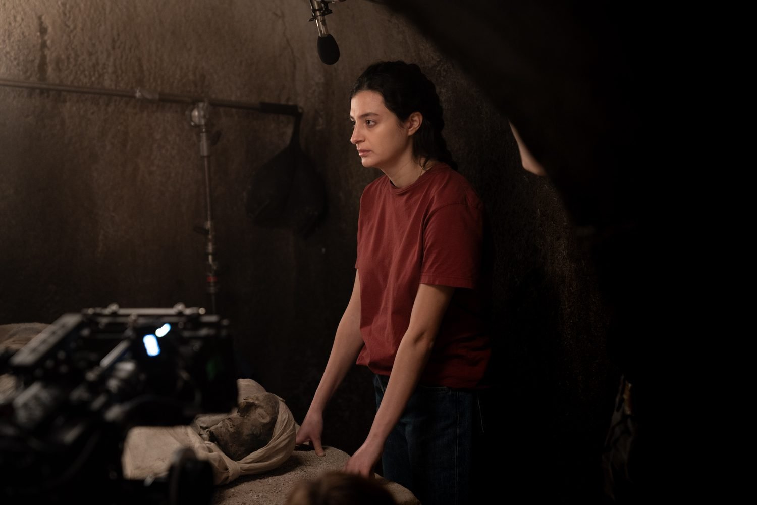 Isabelle Zighondi su un set cinematografico